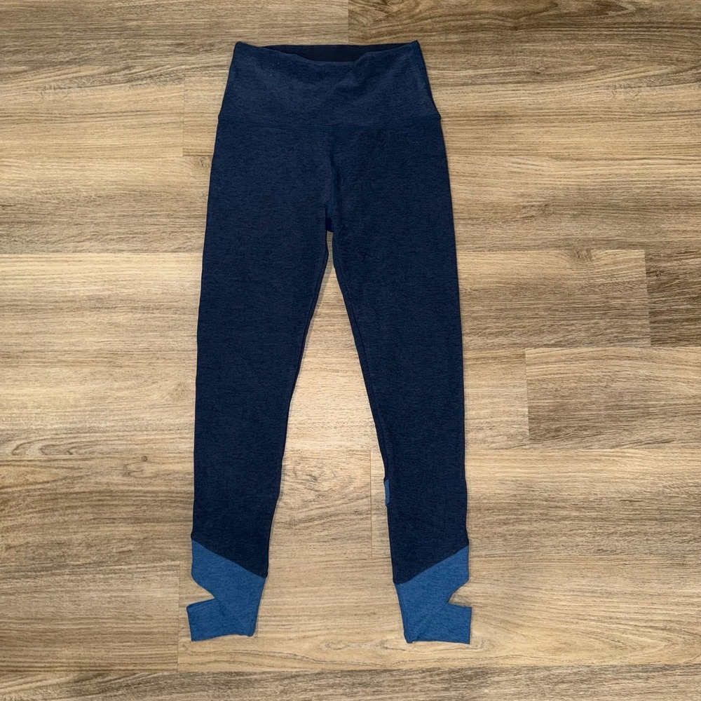 Beyond Yoga‎ Spacedye Colorblock Leggings Womens Large Blue Yoga